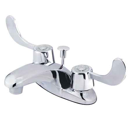 Kingston Brass GKB621ADA 4" Centerset Bathroom Faucet, Polished Chrome GKB621ADA